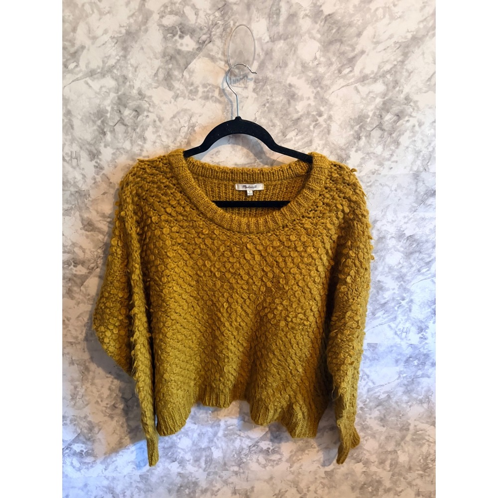 Madewell Popcorn Knit Sweater Women's Size Small Textured‎ Pullover